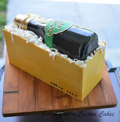 Champagne Bottle Cake - Cake by Elisabeth Palatiello
