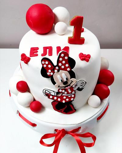 Minnie mouse birthday cake - Cake by Cacheppino