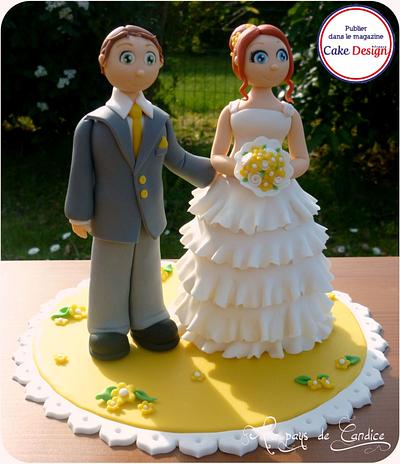 Just Married - Cake by Au pays de Candice