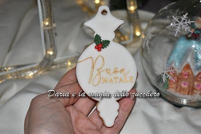 christmas pendant cookie - Cake by Daria Albanese