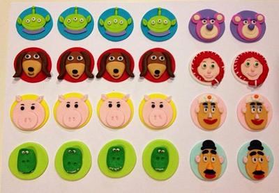 Toy story cupcake toppers - Cake by Sweet cakes by Jessica 