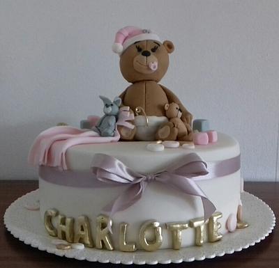 Little bear for Charlotte - Cake by Ellyys
