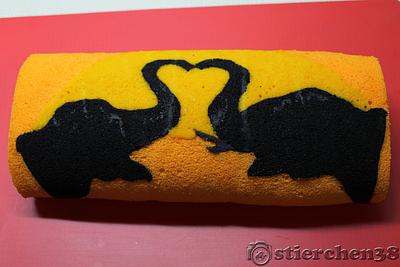 Biskuitrolle Elefant - Cake by stierchen38