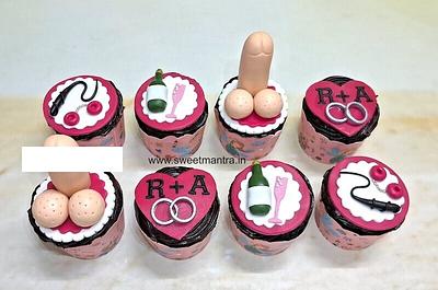 Naughty cupcakes for Bachelorette - Cake by Sweet Mantra Homemade Customized Cakes Pune