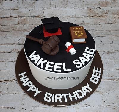 Law and Order cake - Cake by Sweet Mantra Homemade Customized Cakes Pune