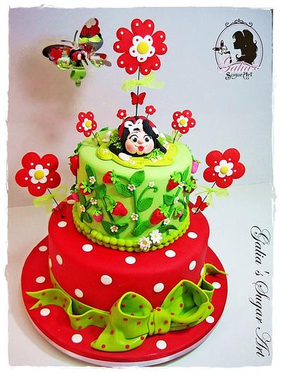 Ladybug Cake - Cake by Galya's Art 