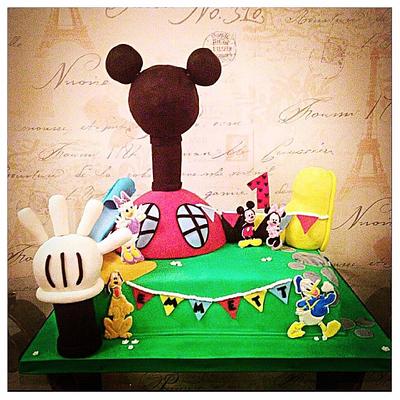 Mickey Mouse Clubhouse cake - Cake by Charlotte