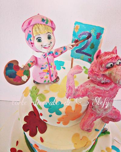 Masha painter  - Cake by Torte decorate di Stefy by Stefania Sanna