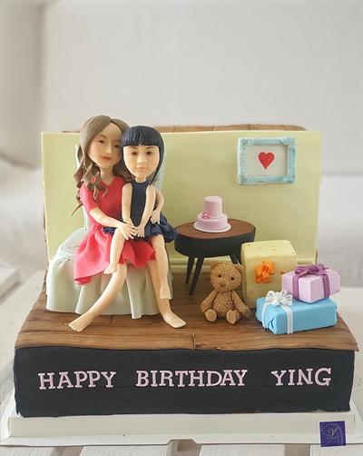 Mother and Daughter  - Cake by Ms. V