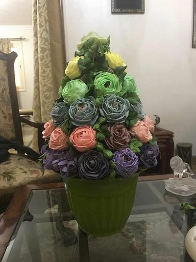 Cupcake bouquet  - Cake by Heba Selim