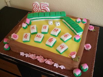 Mahjong Cake - Cake by chloethean