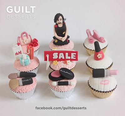 Shop Girl Cupcakes - Cake by Guilt Desserts
