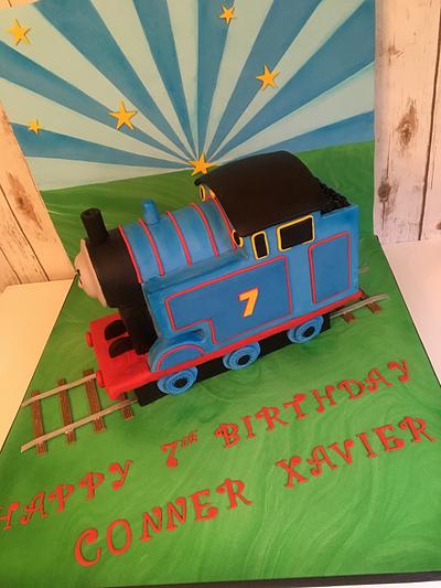 Thomas the train cake - Cake by The Cake Mamba