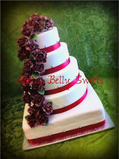 50th "Ruby" Birthday cake - Cake by Shelly Vance