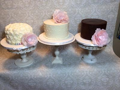 Three wedding cakes - Cake by Ventidesign Cakes