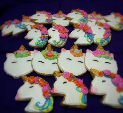 Unicorn theme cookies - Cake by Nehasree Kulkarni