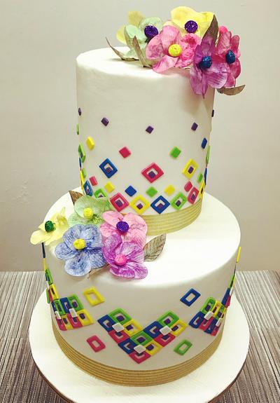 Pastel de boda mexicano #poramoraméxico2017 - Cake by Coco Mendez