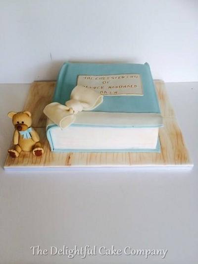 Christening book - Cake by lesley hawkins