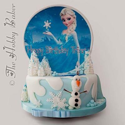 Frozen/Fifa cake  - Cake by The hobby baker 
