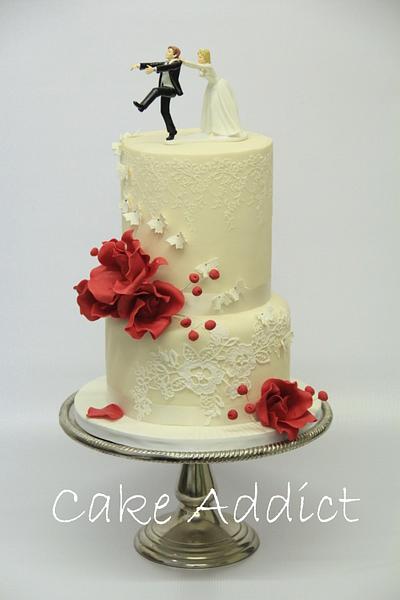 Wedding cake  - Cake by Cake Addict