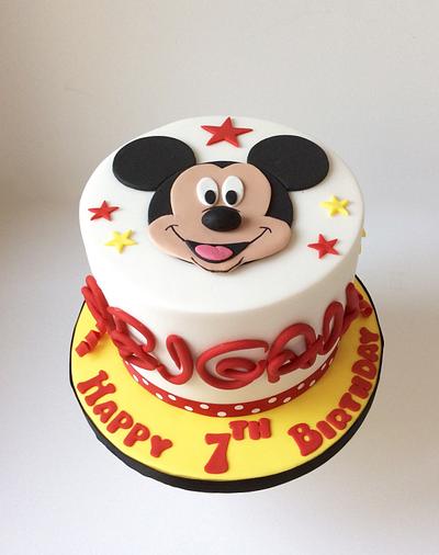 Mickey Mouse Cake - Cake by Lizzie Bizzie Cakes