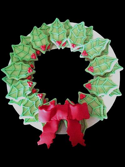 Cookie Wreath - Cake by Chef Rose