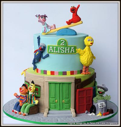 Sesame Street - Cake by Jo Finlayson (Jo Takes the Cake)