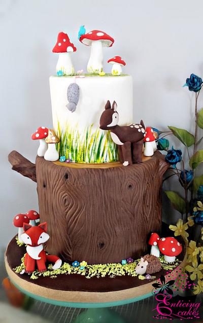 Whimsy Woodland - Cake by Enticing Cakes Inc.