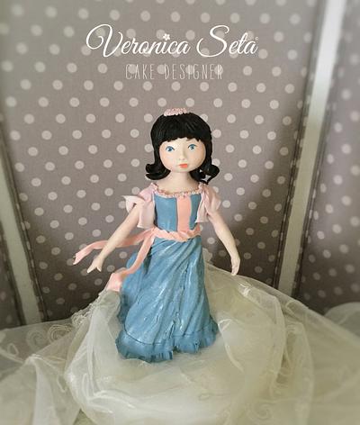 Ready for her Communion Party - Cake by Veronica Seta