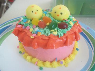 easter chicks - Cake by cakes by khandra