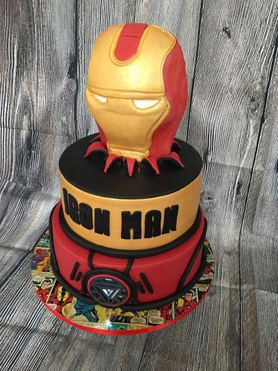 Avengers Iron man cake. - Cake by Jojo❤️❤️❤️ 