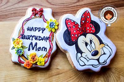 Minnie Mouse Birthday Cookies - Cake by Isabelle (Cotati Sugar Mamas)