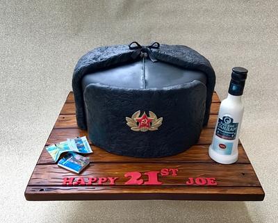 Russian Military Hat - Cake by Canoodle Cake Company