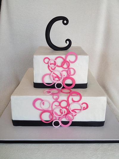 "40 and Fabulous" Birthday Cake - Cake by Dakota's Custom Confections