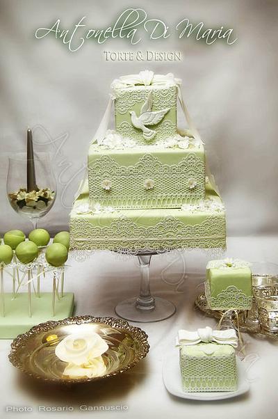 Confirmation Cake and sweet table - Cake by Antonella Di Maria