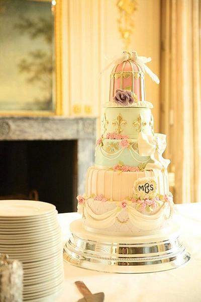 Wedding cake Madame de Pompadour - Cake by Silly Bakery