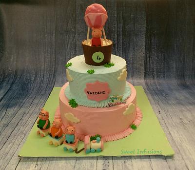 Peppa pig cake - Cake by BansriJoshi