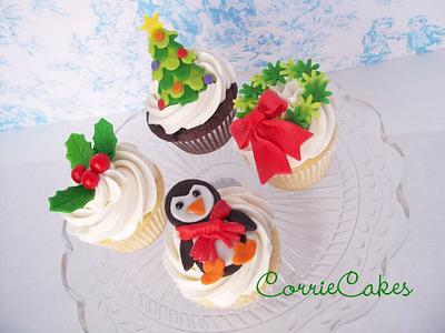 christmas cupcakes - Cake by Corrie