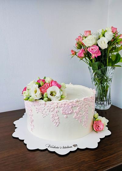 Flower cake  - Cake by Vyara Blagoeva 