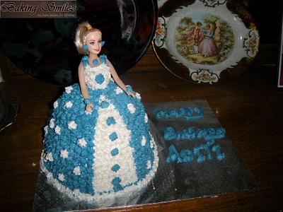 Barbie in Blue  - Cake by Blessilda Tishan