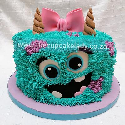 A Fluffy Monster Cake - Cake by Angel, The Cupcake Lady
