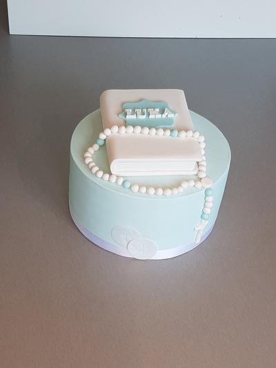 First Communion sweet table  - Cake by Tirki