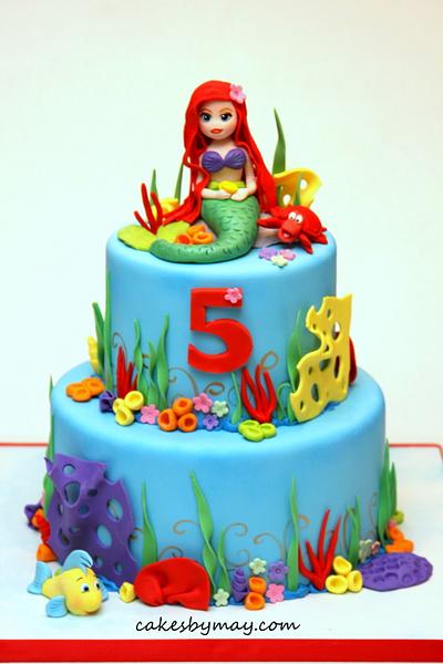 Little Mermaid - Cake by Cakes by Maylene