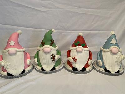 Christmas Gnomes - Cake by Laurie