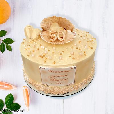 Happy 50th anniversary of wedding💖  - Cake by Kristina Mineva