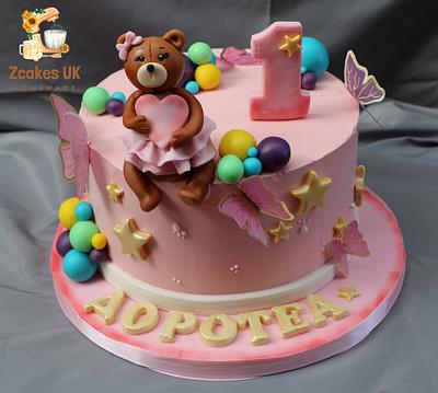 Teddy bear cake - Cake by Zcakes UK LTD