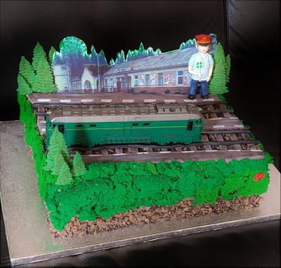 for a railway worker - Cake by OSLAVKA