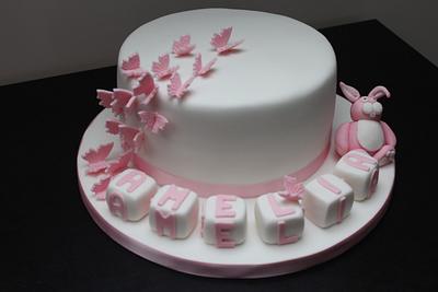 Butterflies & Bunnys - Cake by Domino Cakes