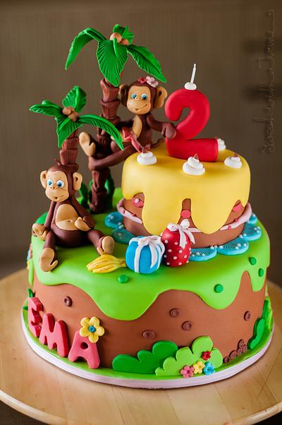 Happy Monkeys  - Cake by SweetWithIvane