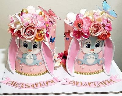 Cute rabbit cake - Cake by Kraljica